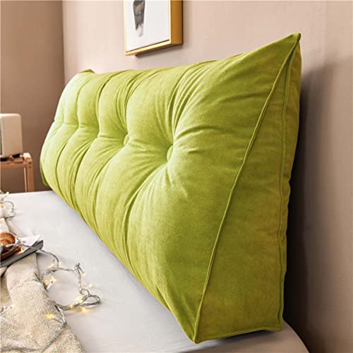Cojín de cuña Cabecera lectura Lumbar Soporte Cojín Sofá Suave Posicionamiento Bolster 80x50x20cm