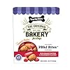 Three dog bakery soft baked pbj bites peanut butter strawberry flavor premium treats for dogs 13 ounce box brown 320035  urban country home decor