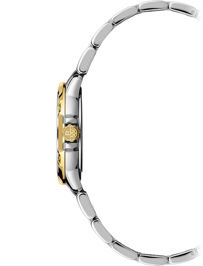 Raymond Weil Tango Ladies Quartz 8 Diamond White Dial Gold PVD Two-Tone Bracelet Watch, 30mm (Model: 5960-STP-00995)2