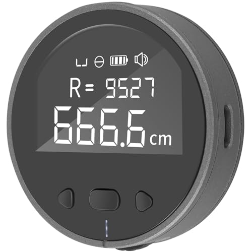Fita métrica digital eletrônica, telêmetro digital portátil, régua digital com visor LCD, ferramenta de medição de rolamento de distância para diâmetro curvado plano formato estranho alta precisão
