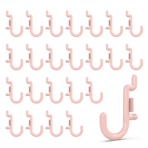 HUHOLE Pink Pegboard Hooks