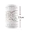 MULLSAN 5 Meters Rattan Flower 3D Peel and Stick Waterproof Wall Border Easy to Apply (White)