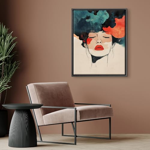 Bildershop-24 Schattenfugenrahmen Hamburg 100x120cm Schwarz (matt lackiert)