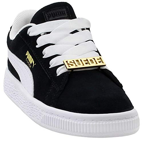 PUMA Kids Baby Boy's Suede Classic Bboy Fabulous (Toddler) Black White 7 Toddler