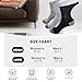 SOJOFEL Diabetic Socks for Men Women - Non-Binding Mixed Colors 3 Pairs 9-11