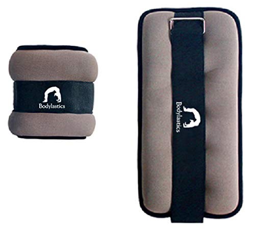 Image of Bodylastics Ankle & Wrist Weights Pair for Legs & Arms, Neoprene Adjustable Strap for Men & Women, Soft & Durable for Fitness, Walking, Jogging, Aerobics, Gym & Strength Training