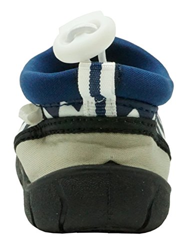 Fresko Toddler Water Shoes for Boys, Shark T1524, Navy, 8 M US Toddler
