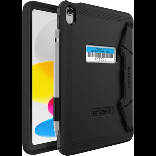 Image of OtterBox Defender Series for Business (Screenless Edition) W /EDU Stand for iPad 10th Gen (ONLY) - Black (Non-Retail Packaging)