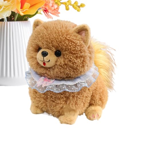 Nkmifeg Cachorro de perro realista | Juguete suave y lindo estilo natural, juguete de peluche para perros, regalo para, adultos y familias - niña, niño, adolescente, adolescente, hijo y niña Nkmifeg Cachorro de perro realista | Juguete suave y lindo estilo natural, juguete de peluche para perros, regalo para, adultos y familias - niña, niño, adolescente, adolescente, hijo y niña