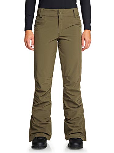 Roxy Creek-Pantalón Shell para Nieve para Mujer, Ivy Green, M