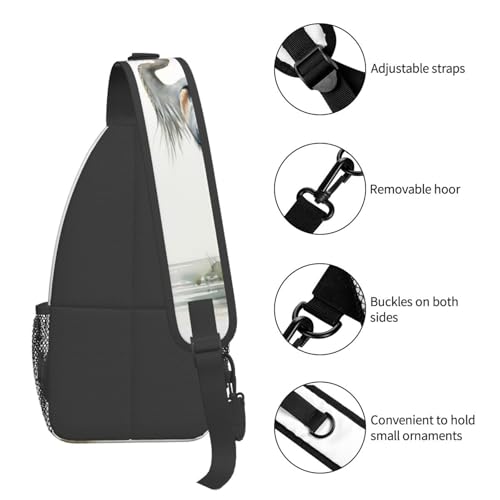 Bolso de pecho cruzado para hombre tipo mochila miniatura 5