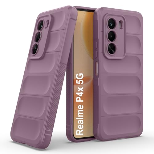 Image of Zapcase Back Case Cover for Realme P4x 5G | Compatible for Realme P4x 5G Back Cover | Liquid Silicon Magic Case with Camera Protection | Lavender