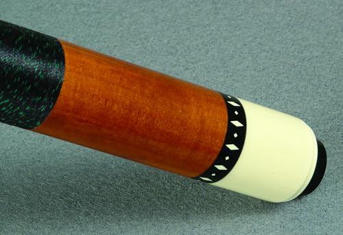 Taco de Billar McDermott Lucky L9, Envoltura de lino irlandés, Punta de taco de 13 mm, Unión 3/8"-10, con funda suave con logo de trébol bordado miniatura 4