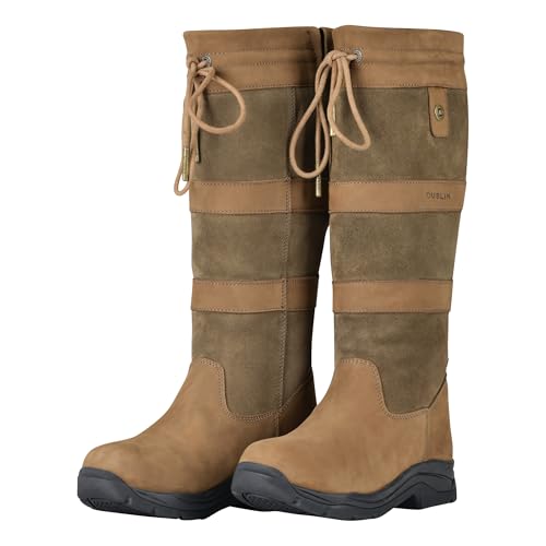 Best Equestrian Boots for Wet Weather: Stay Dry & Stylish 11 Dublin River Boots IV, Dark Brown, Ladies 8.5