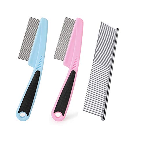 Flea Comb for Dogs, Lice Combs,Tick Comb, Cat flea Combs with Durable