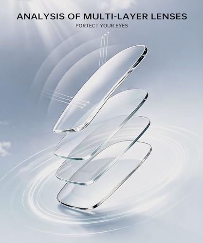 ANYLUV Blue Light Glasses Men/Women, Carbon Fiber Working Blue Light Blocking Glasses Relieve Eyestrain