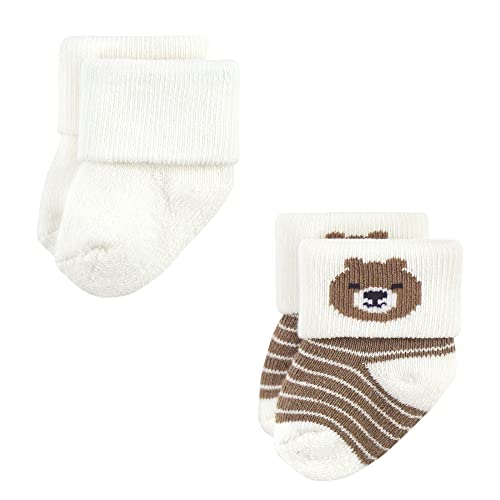 Image of Hudson Baby Baby 8-pack Cotton Rich Newborn and Terry Socks