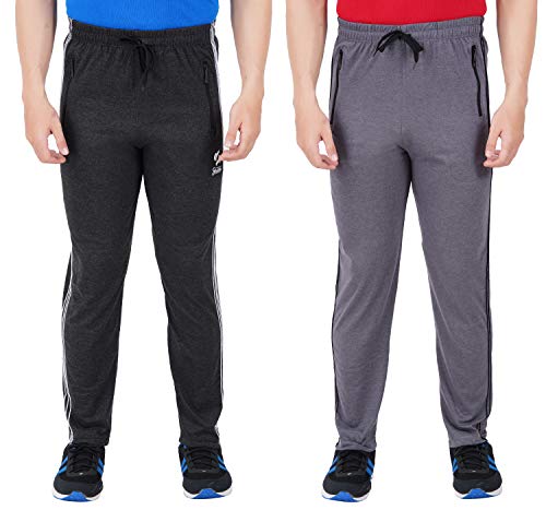 Image of GUIDE Men's Regular Fit Trackpants (Pack of 2)