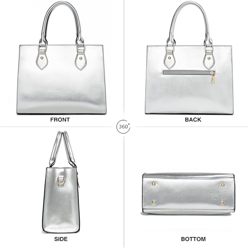 CHICAROUSAL Crossbody Purses and Handbags for Women PU Leather Tote Top Handle Satchel Shoulder Bags4