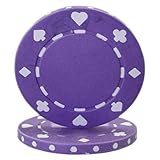 Brybelly 50 Suited 11.5 Gram Poker Chips (Purple)