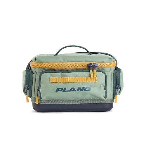 Plano Weekend 3500 Tackle Bag, Cutting-Edge Fishing Tackle Bag, Molded Waterproof Base, Spacious Storage, Die Cut Tool Sleeves, Daisy Chain Attachment Points