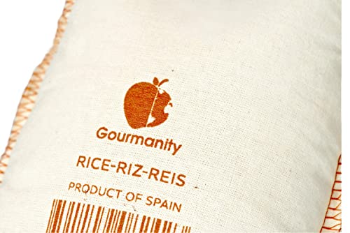 Gourmanity 2.2 Lb Spanish Paella Rice For Paella With 15Inch Carbon Steel Paella Pan #TOP3