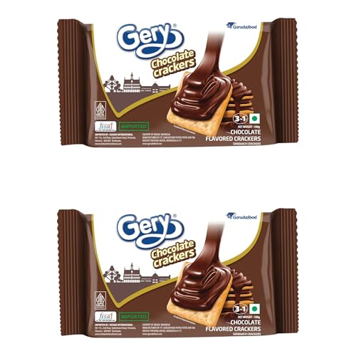 Gery Saluut Malkist Chocolate Cracker Biscuits,110 Gram (Pack Of 2)