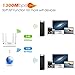 USB 3.0 WiFi Adapter AC1300Mbps for PC, EDUP LOVE Wireless Network Adapter Dual Band 5GHz 2.4GHz for Mac OS 10.15 and Below, Windows 11/10/8.1/8/7/XP/Vista