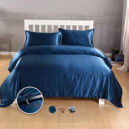100% Mulberry Silk Duvet/Comforter/Quilt Cover, Bedding Duvet Cover, Seamless Pure Silk 20 Momme