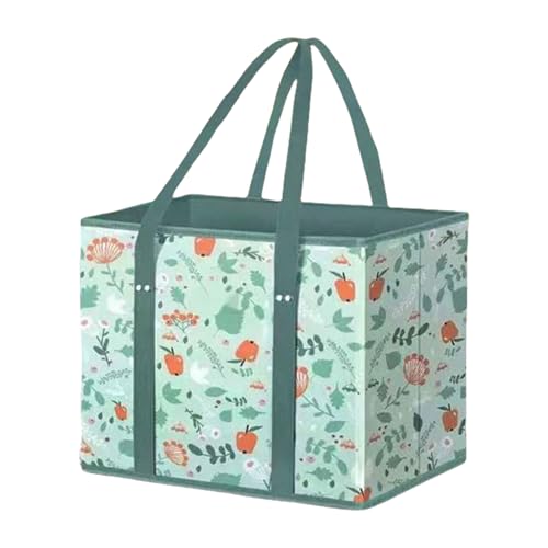 De Compras Grande, De Almacenamiento De Picnic Plegable No Tejida Con Asa | almacenamiento resistente con forma de para resistir días de playa, picnics, viajes familiares, cam