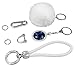 Wetia Portachiavi Insetto Libellula Blu Navy Portachiavi Bianco Portachiavi In Peluche Portachiavi Con Ornamento Appeso