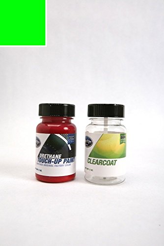 Colorrite Two-Ounce Bottle Automotive Touch-Up Paint For Jeep Wrangler - Gecko Clearcoat Pfm/Kfm - All-Inclusive Package #TOP11