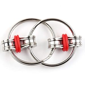 Desire Sky Fidget Spinner Toys,Flippy Chain Fidget Toy,Sensory Toy Small Keyring,Stress Toys for ADHD, Anxiety, and…