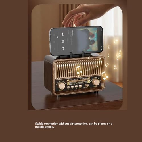 Radio portátil Asixxsix AM FM y onda corta recargable miniatura 6