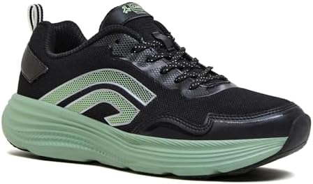Campus Men's Direct BLK/Pista Running Shoes - 9UK/India 1 Pair