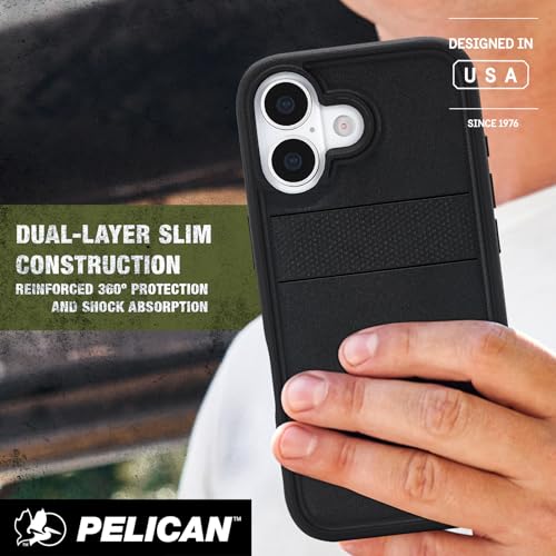 Image of Pelican Protector iPhone 17 Case - Compatible with MagSafe- Black