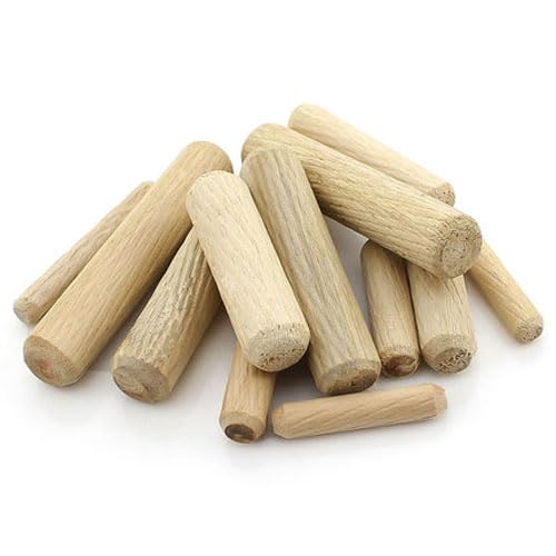 Generic 20pcs M10 Wooden Needle Bolt Round raft Cork Twill Wood pin Nails Wedge Wooden Shaft Connector 30mm-80mm Length - (Dimensions: M10x80mm)
