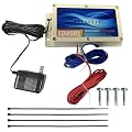 Electronic Water Descaler System Whole House Water Descaler Alternative Electronic Salt Free Hard Water Conditioner, Remove Limescale, Prevent Deposits Build Up, Suitable for Various Pipes