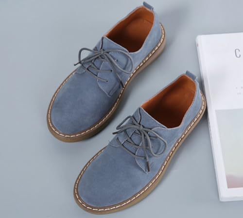TangDao Women’s Lace Up Loafers Casual Comfy Suede Leather Moccasins Shoes Office Business Driving Slip On Flats2