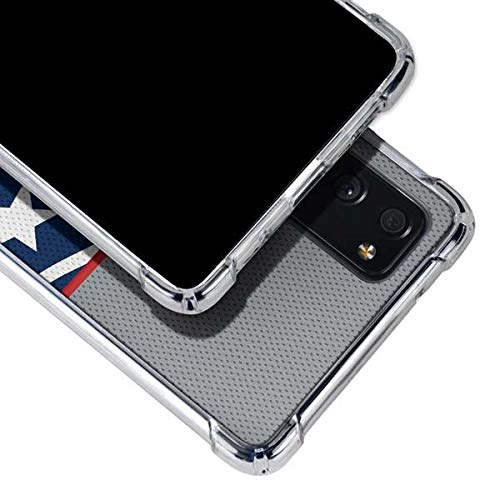 Skinit Clear Phone Case Compatible with Galaxy S20 FE - Officially Licensed NFL New England Patriots Zone Block Design