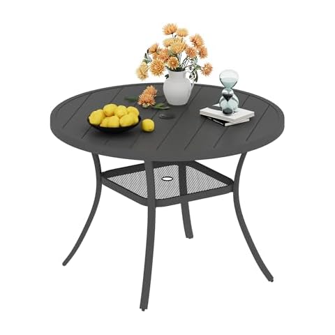 VICLLAX 42" Round Patio Dining Table Cover