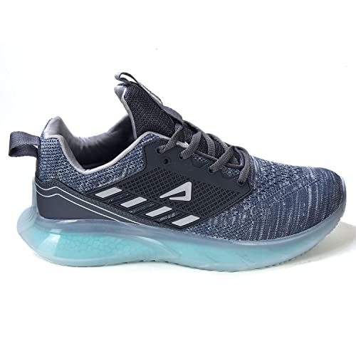Image of Impakto Gravity Running Shoes for Men | Lightweight & Breathable Sports Shoes | Soft Cushioned Insole | Anti Skid EVA Sole | Laceup Shoes for Jogging, Walking, Gym & Casual Outings
