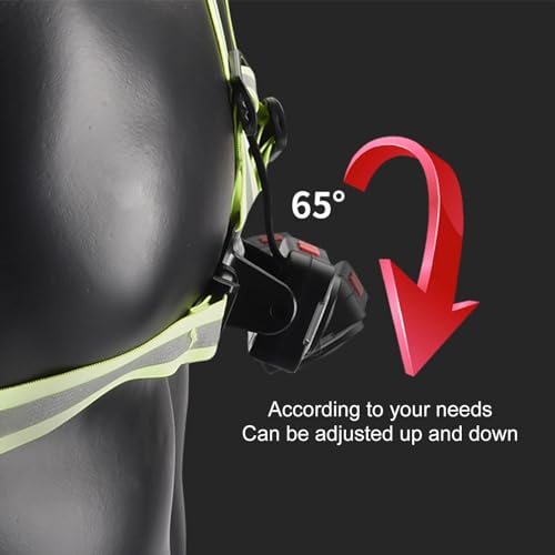 Lampe de poitrine de course rechargeable USB étanche - 7