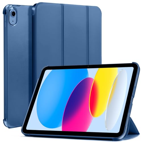 CoBak Case for for iPad A16 11th Generation 11 inch 2025/iPad 10th Generation 10.9 inch 2022 Trifold Stand for iPad 11th/10th Gen Auto Wake/Sleep Blue