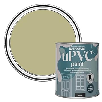 Rust-Oleum Green uPVC Door and Window Paint In Gloss Finish - Sage Green 750ml
