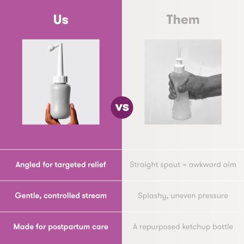 Frida Mom Upside Down Peri Bottle Sprayer for Postpartum Care w/ Bag, Gray - image 4