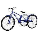 ★How to Install: SLSY Adults Tricycles are equipped with user manual, assembly tool, water bottle cage. If need any support of installation, please contact us freely. ★Upgraded Tricycle: With this mountain bike tricycle for adults, you can always sta...