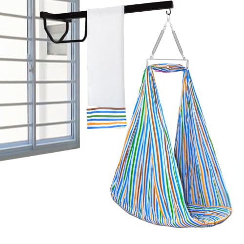 Image of Vparents Sleeping Essentials with Mosquito Net & Spring with Stand, Neonate (Blue)