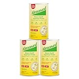 Almased Meal Replacement Shake - Low-Glycemic High Plant Base Protein Powder- Nutritional Weight Health Support Supplement - Original Flavor - 17.6 oz x 3 (3 Pack)