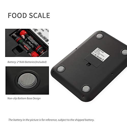 DECDEAL 22lb Escala de Alimentos Balança de Cozinha Digital Balança de Display LCD Peso G OZ LB KG M